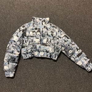 comic puffer jacket